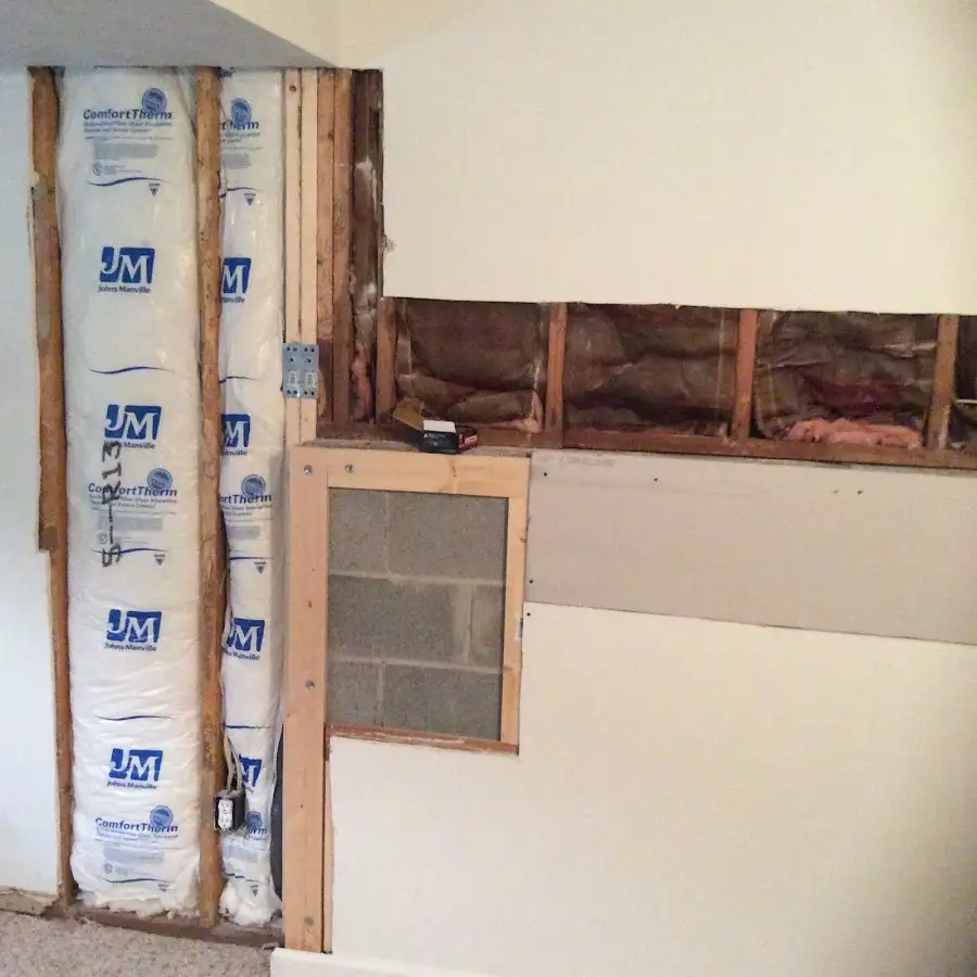 Wall insulation replacement during Odor Removal & Deodorization in Albany